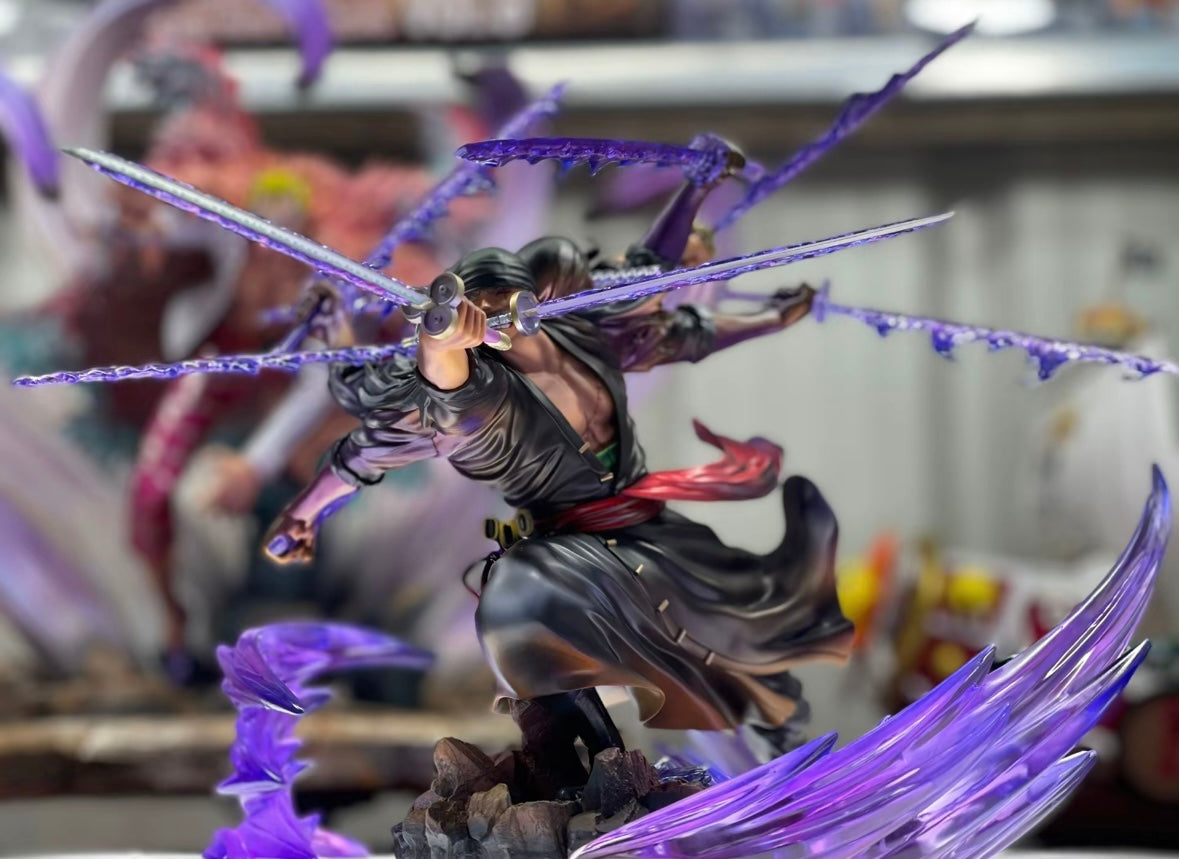 ROOMCRAZE personal studio Nine Swords Zoro Purple Sword Qi Figure Special Effect Accessories
