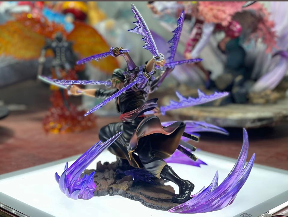 ROOMCRAZE personal studio Nine Swords Zoro Purple Sword Qi Figure Special Effect Accessories