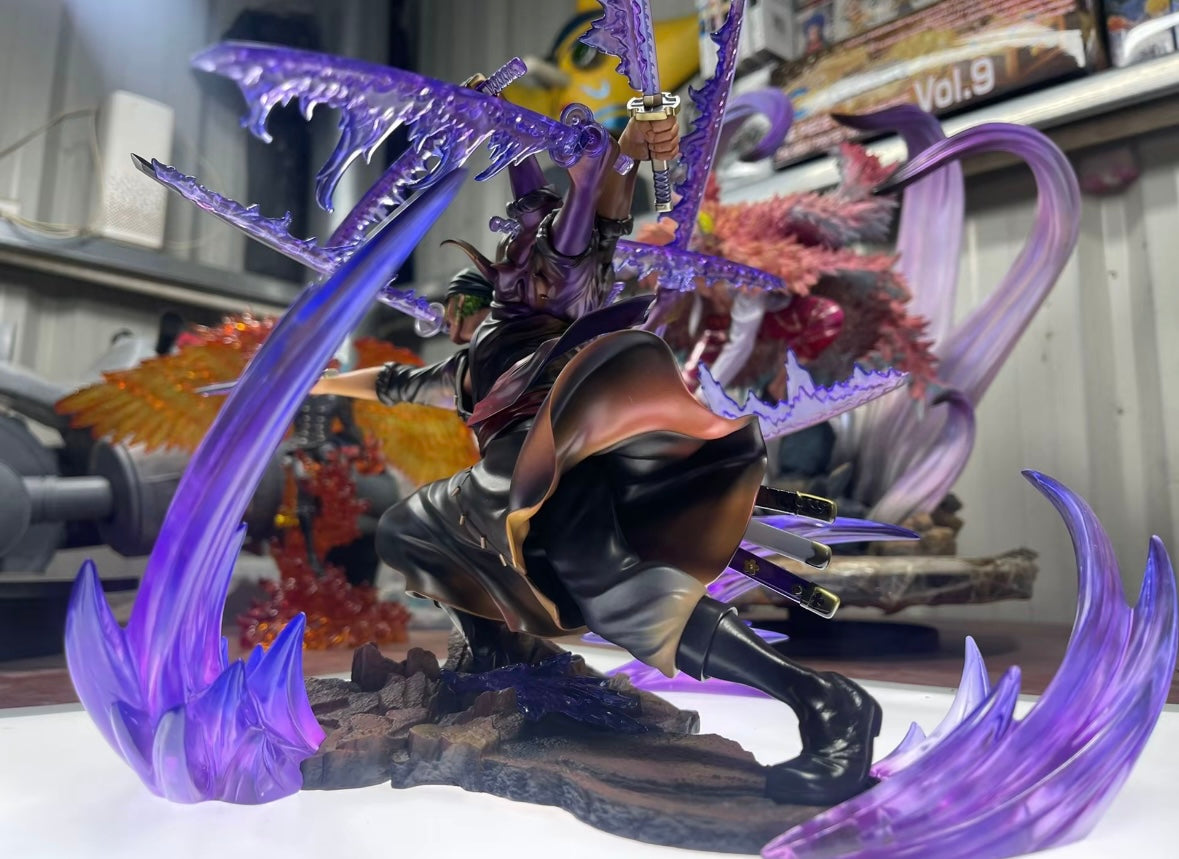 ROOMCRAZE personal studio Nine Swords Zoro Purple Sword Qi Figure Special Effect Accessories