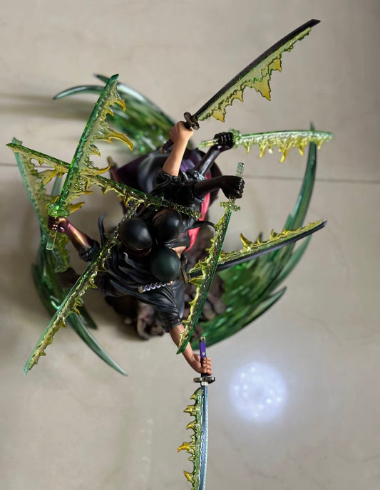 ROOMCRAZE personal studio Nine Swords Zoro Green and Yellow Sword Qi Figure Special Effect Accessories